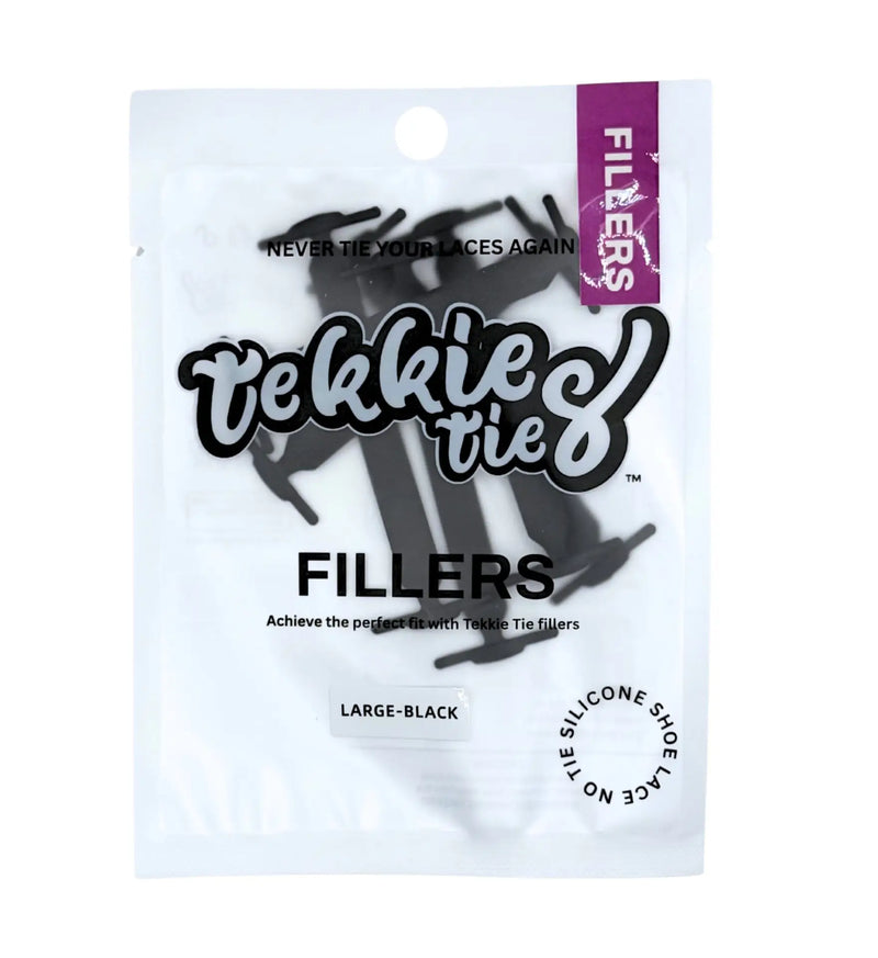 Tekkie Ties Fillers Black pack front