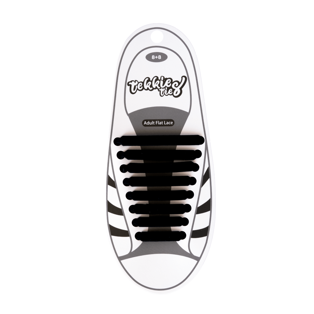 Tekkie Ties Adult Sneaker Laces Black pack