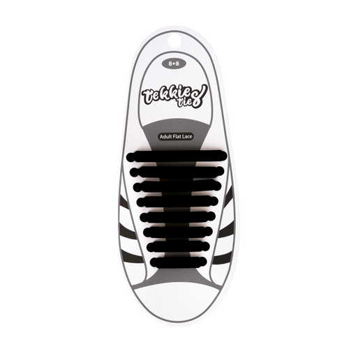 Tekkie Ties Adult Sneaker Laces Black pack