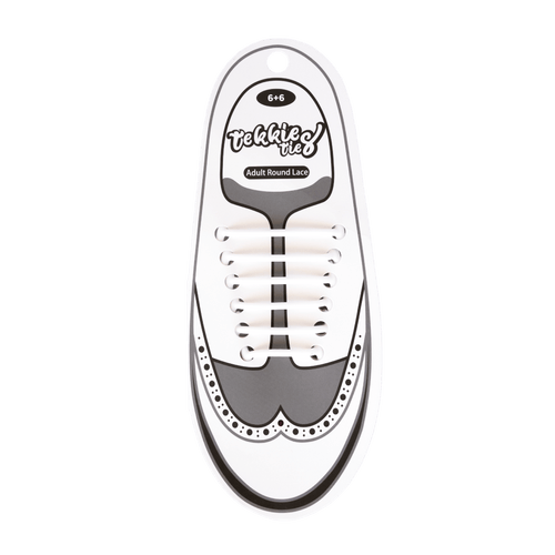 Tekkie Ties Adult Formal Laces White pack
