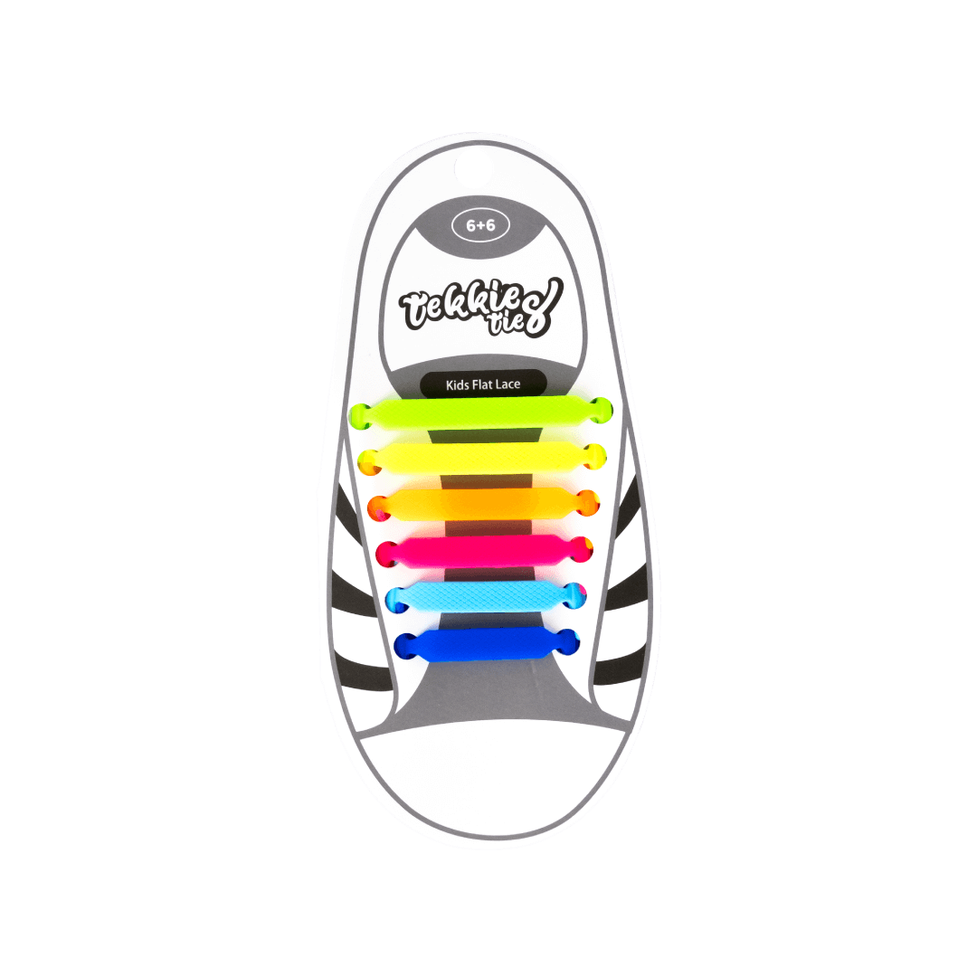 Tekkie Ties Kids Laces Multicolour pack