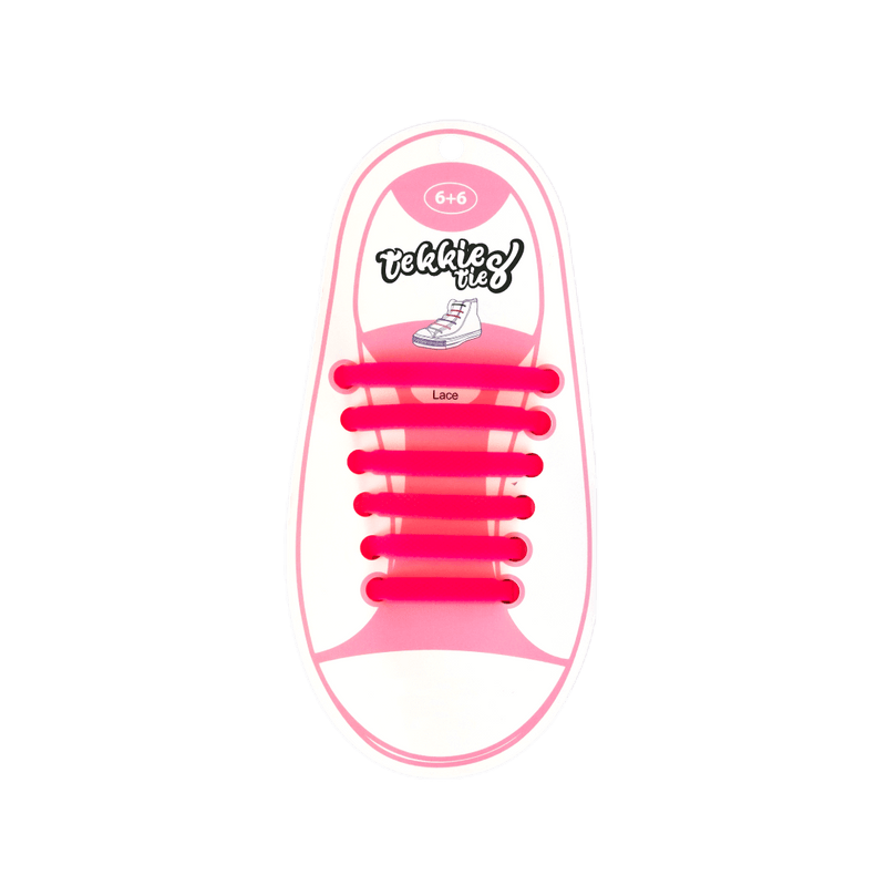 Tekkie Ties Kids Laces Pink pack
